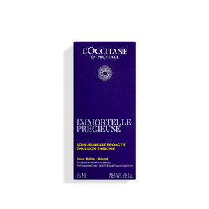 Emulsion i Pasur Qumështi Fluid nga Immortelle e Pacmuar