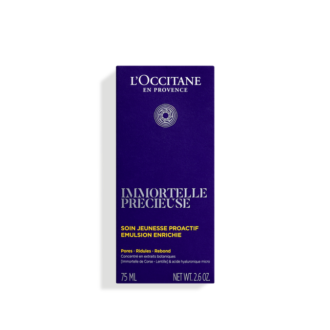 Emulsion i Pasur Qumështi Fluid nga Immortelle e Pacmuar