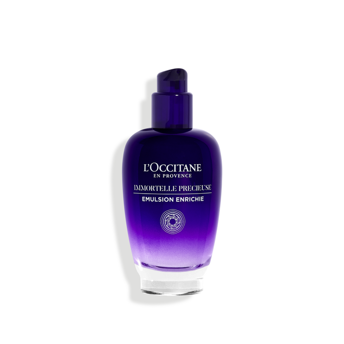 Emulsion i Pasur Qumështi Fluid nga Immortelle e Pacmuar